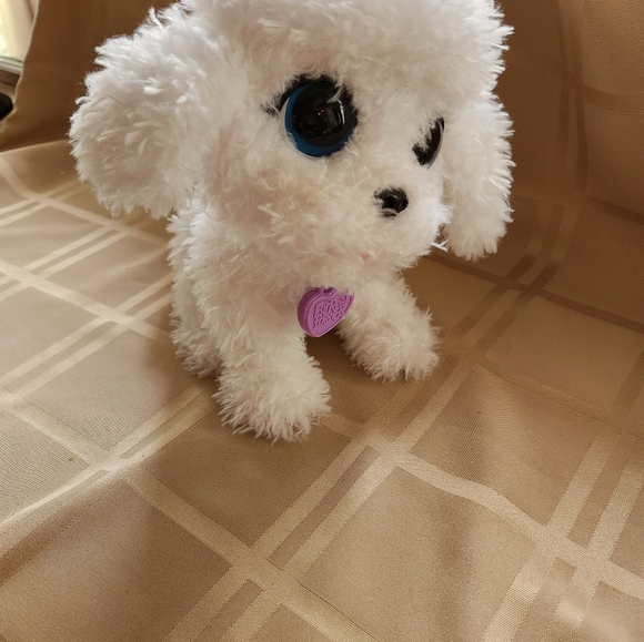 FurReal White Puppy Animated Poodle Maltipoo Stuffed Animal - Picture 4 of 10